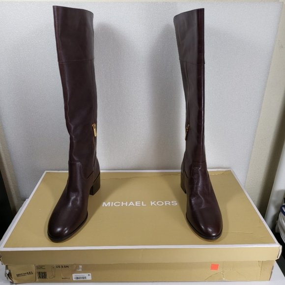 Michael Kors Women's Leather Dylyn Barolo SIZE-9.5- M - Picture 3 of 8